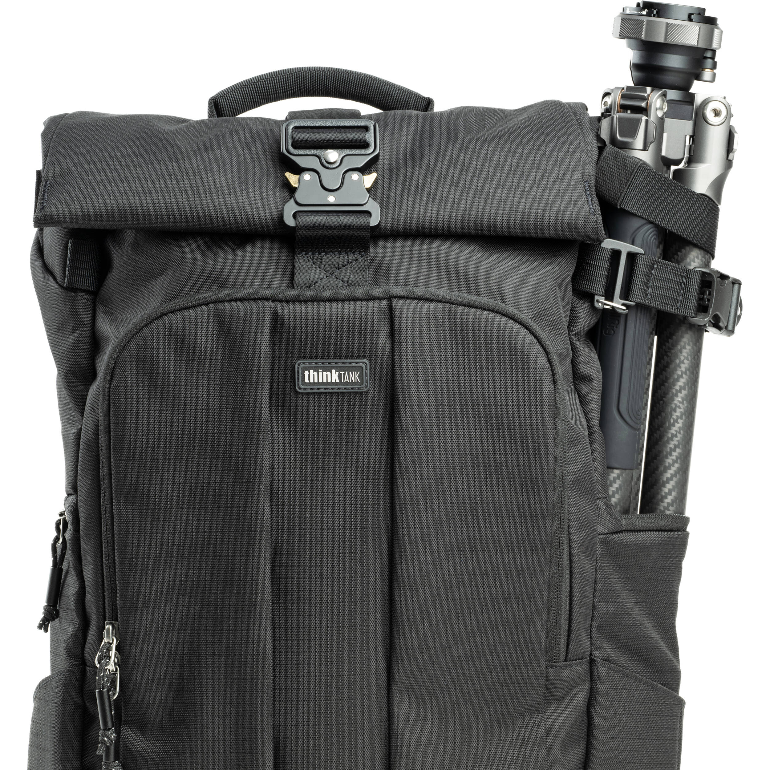 Think Tank Photo FocusPoint Rolltop Camera Backpack (Asphalt Black, 22 L)
