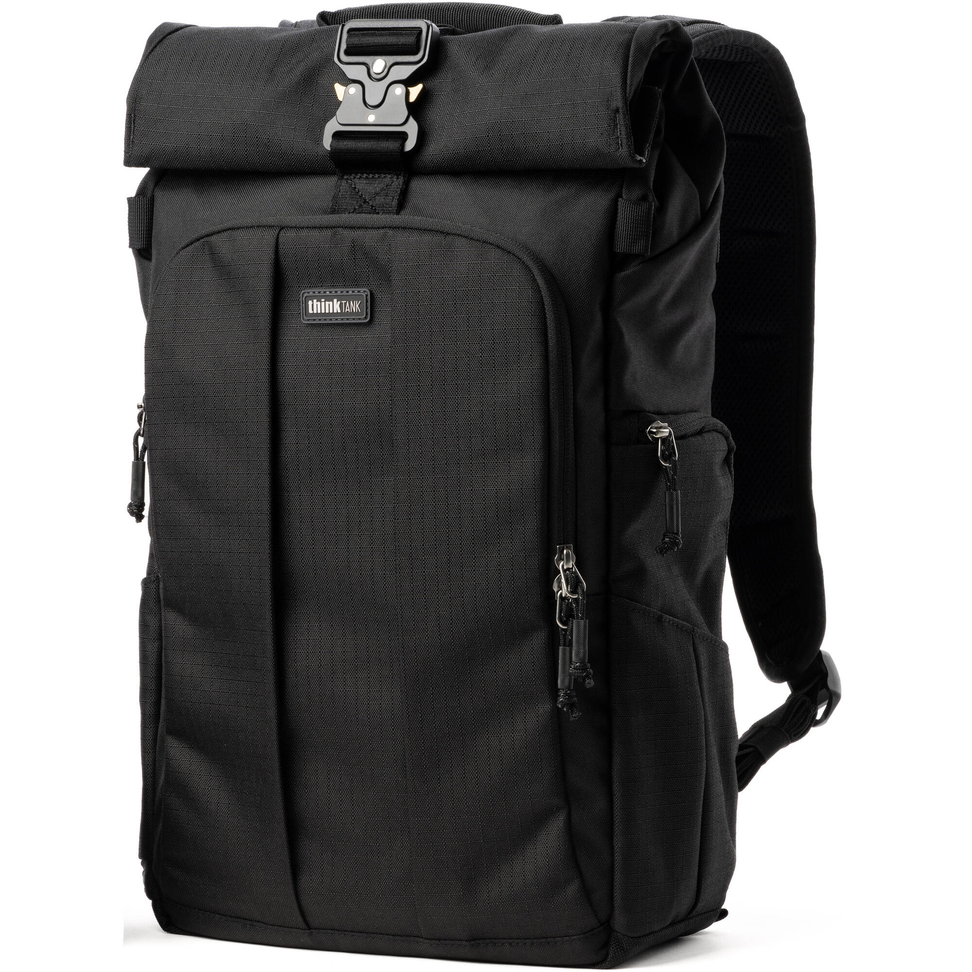 Think Tank Photo FocusPoint Rolltop Camera Backpack (Asphalt Black, 22 L)
