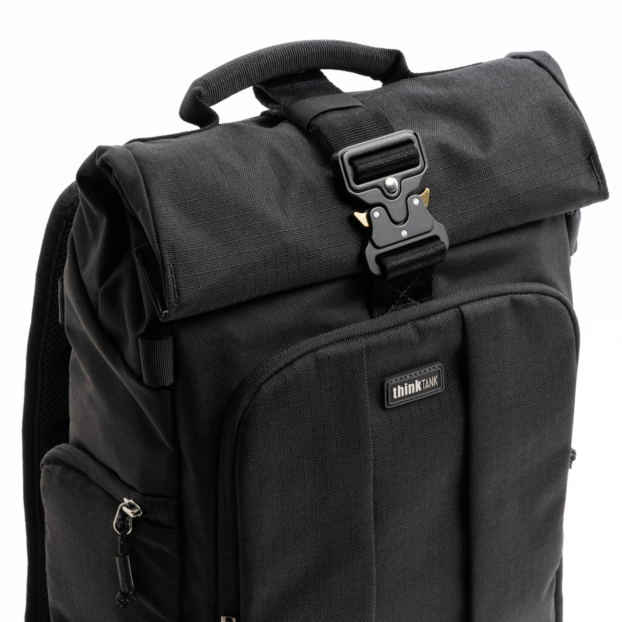 Think Tank Photo FocusPoint Rolltop Camera Backpack (Asphalt Black, 30 L)