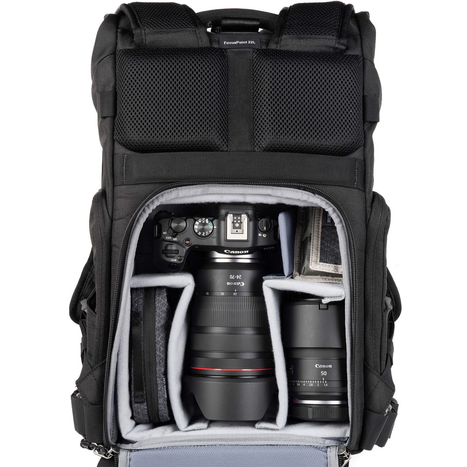 Think Tank Photo FocusPoint Rolltop caméra Sac à dos (Urban Rust, 22 L)
