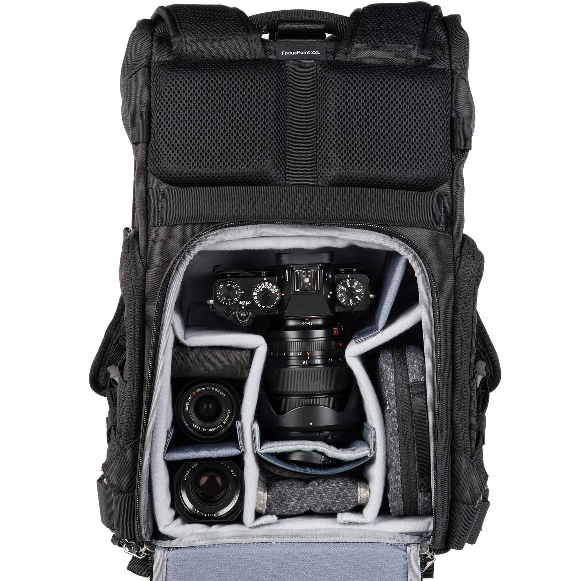 Think Tank Photo FocusPoint Rolltop caméra Sac à dos (Urban Rust, 22 L)