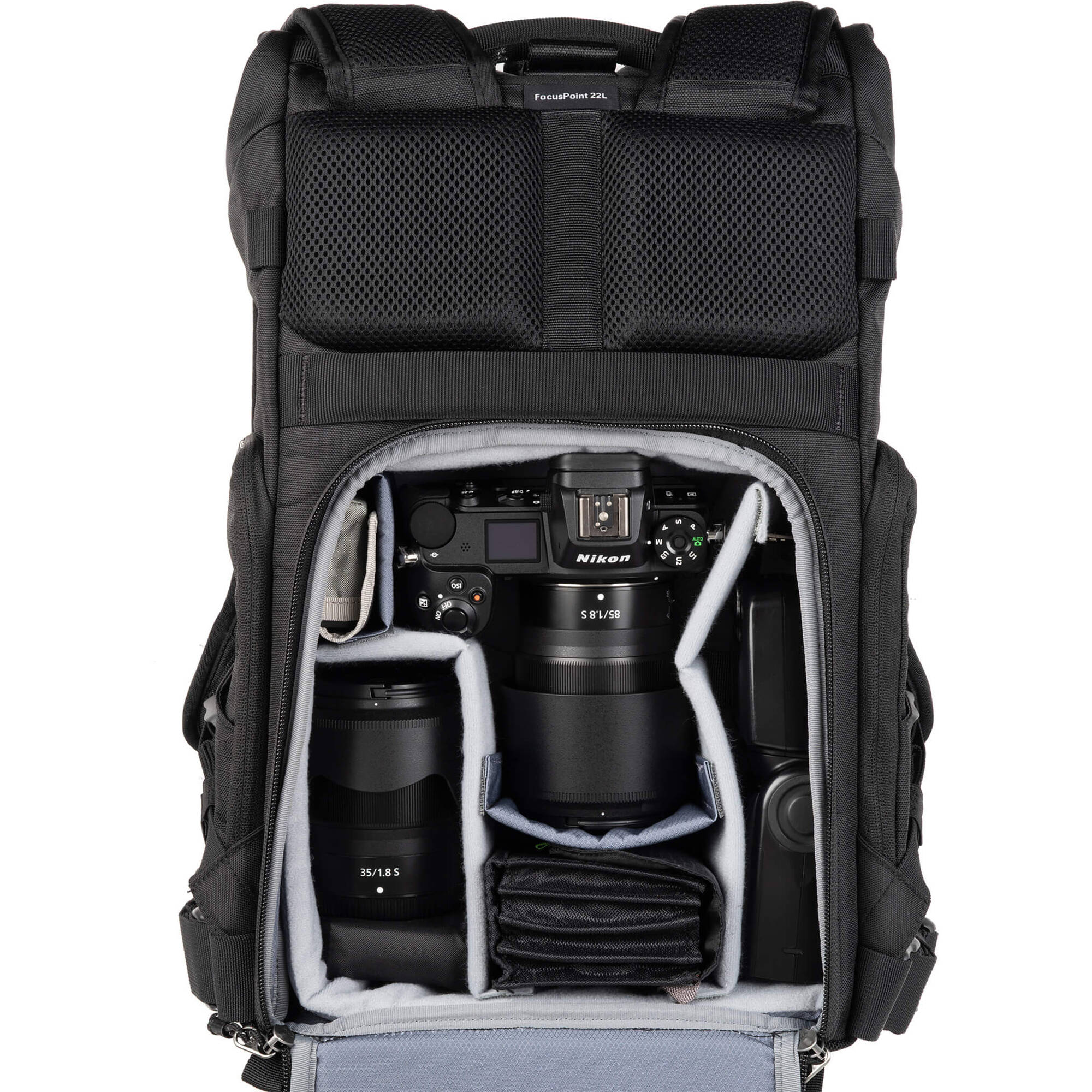 Think Tank Photo FocusPoint Rolltop caméra Sac à dos (Urban Rust, 22 L)