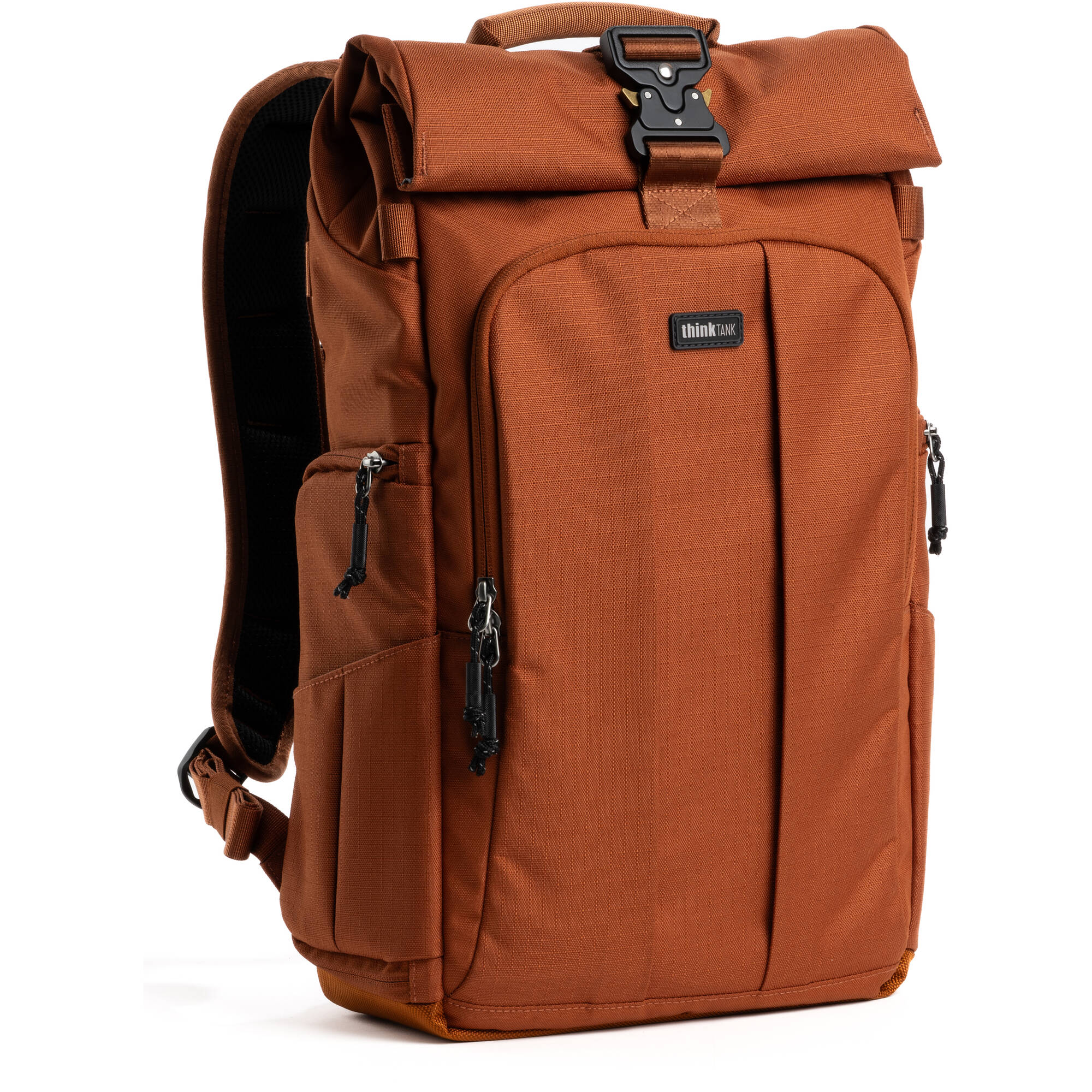 Think Tank Photo FocusPoint Rolltop caméra Sac à dos (Urban Rust, 22 L)