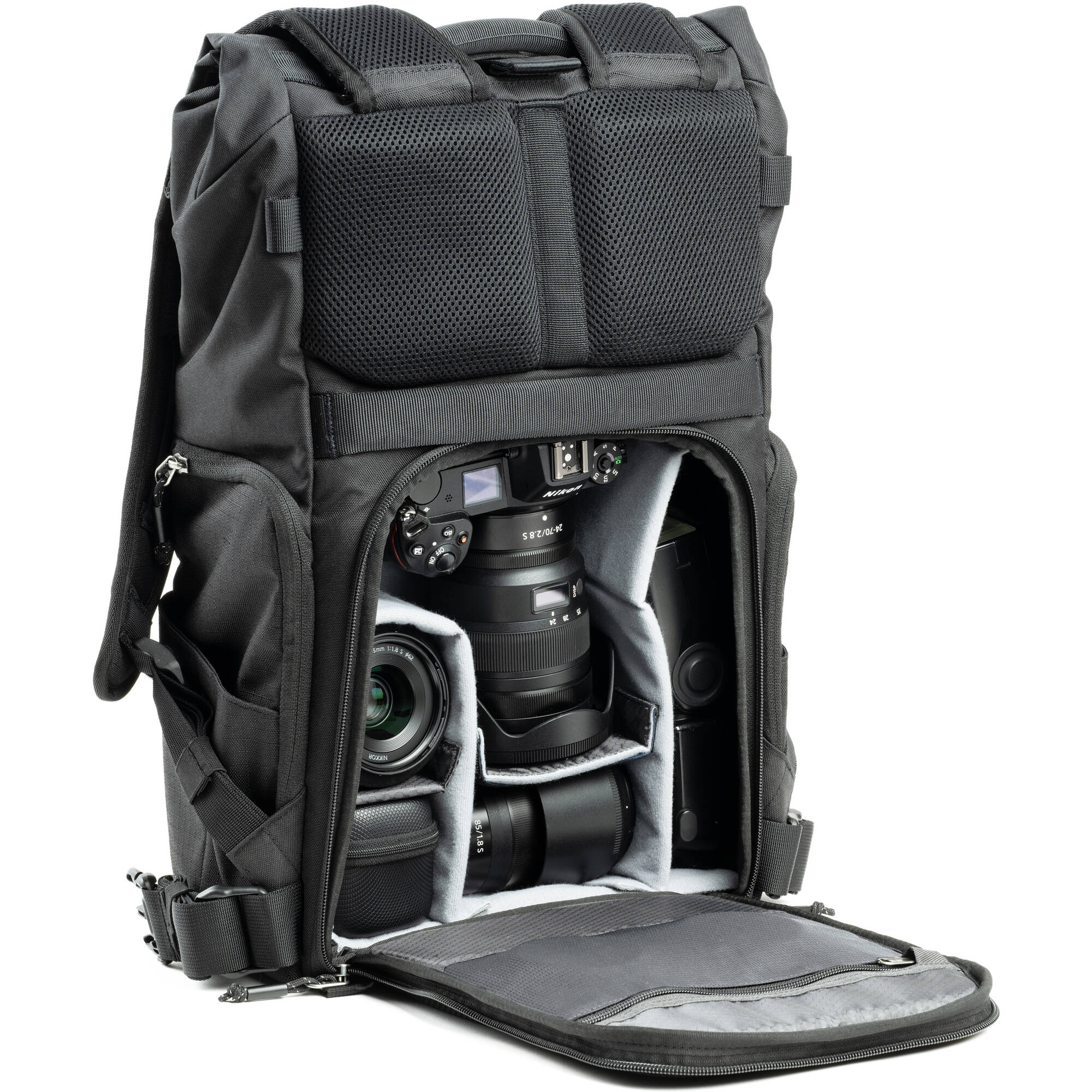 Think Tank Photo FocusPoint Rolltop caméra Sac à dos (Urban Rust, 22 L)