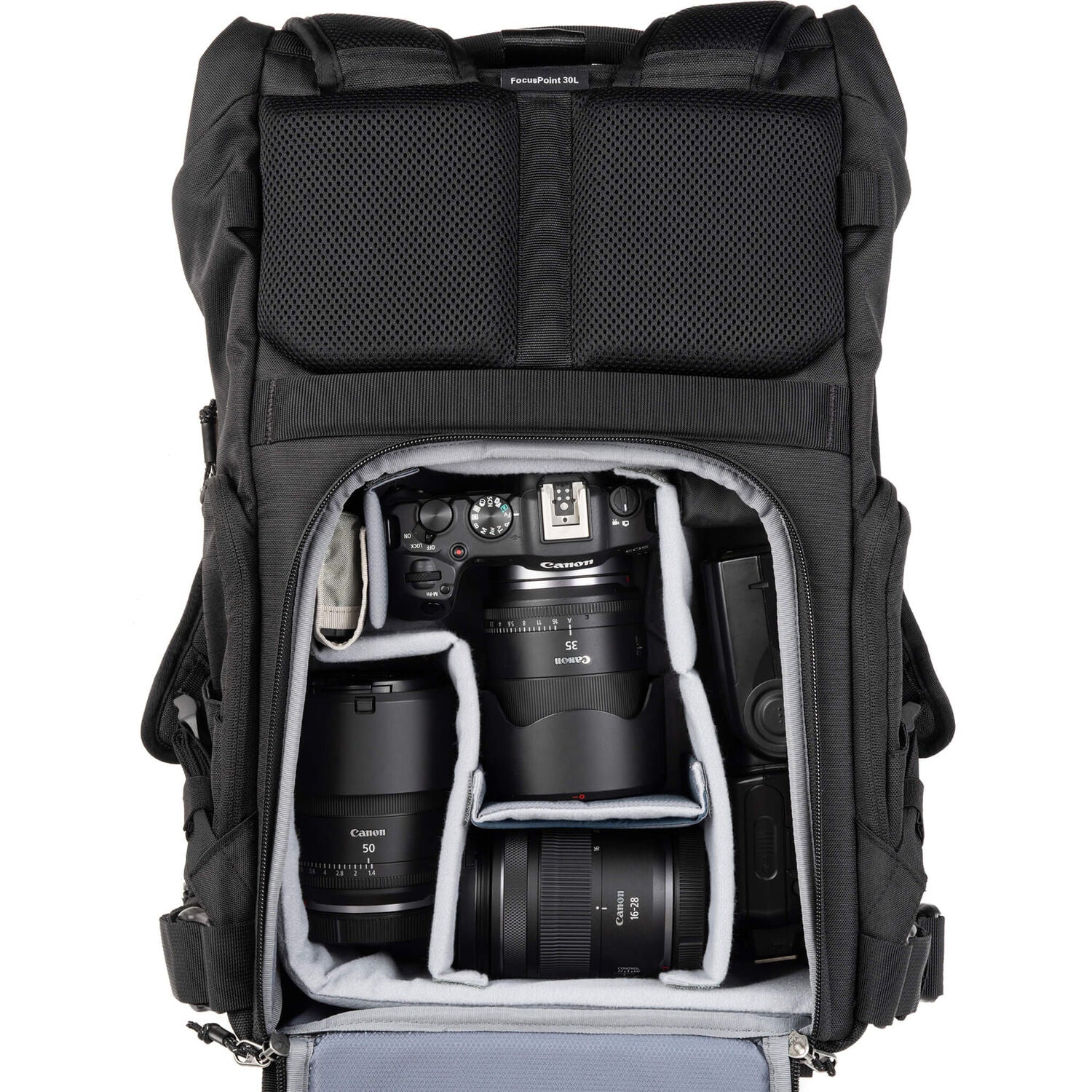 Think Tank Photo FocusPoint Rolltop caméra Sac à dos (Urban Rust, 30 L)