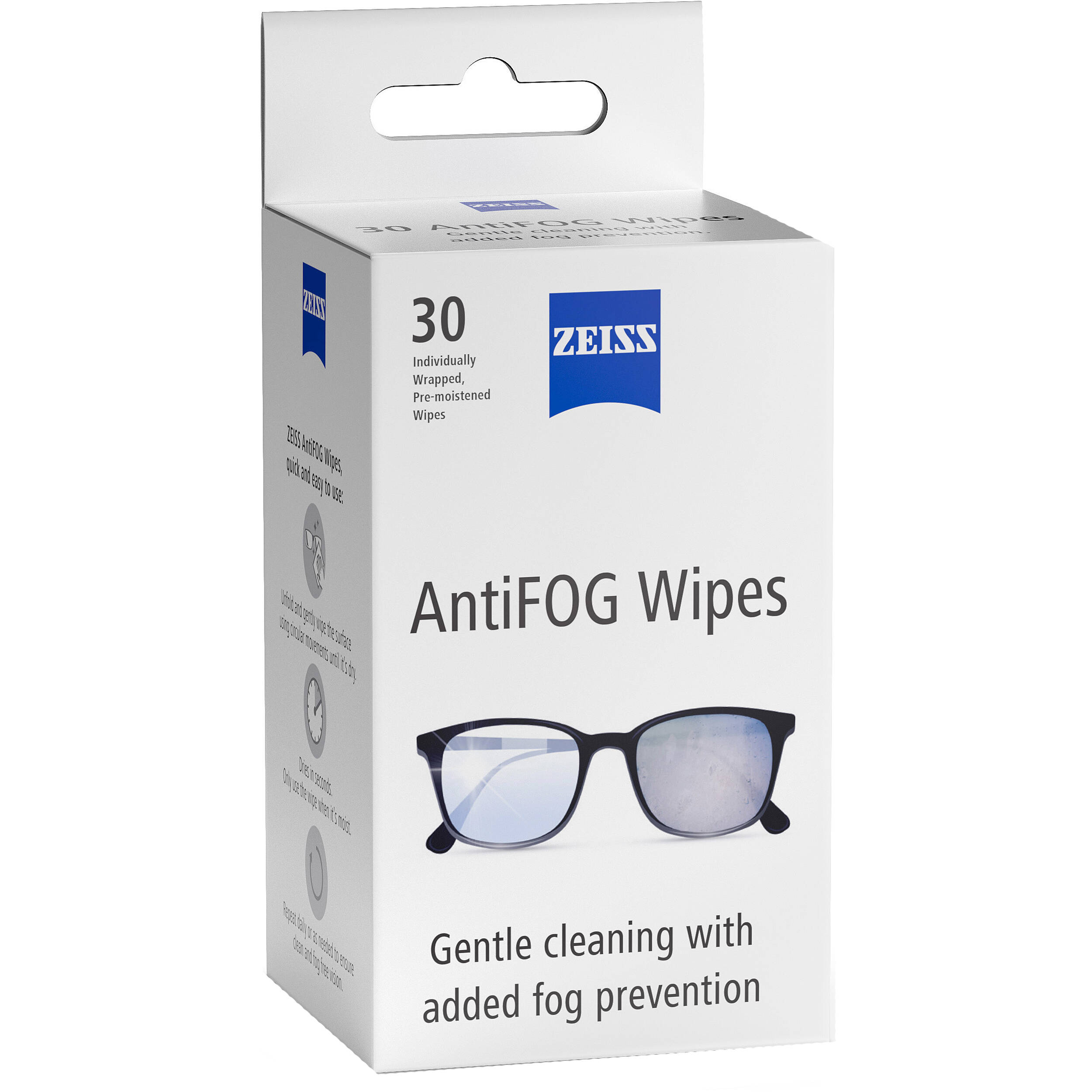 Zeiss Anti-fog  wipes - 30 count