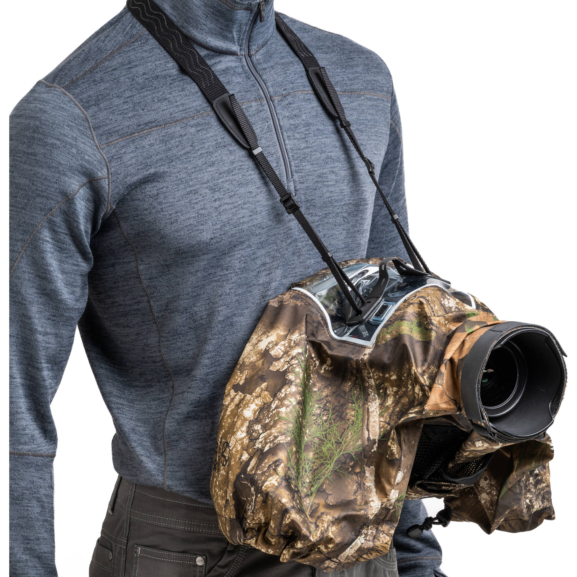 Think Tank Photo Hydrophobia D 70-200 Rain Cover (Realtree Camo)