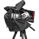 Manfrotto RC-12 Pro Light Video Camera Raincover for Small to Medium-Size Camcorder / DSLR Rig (Black)