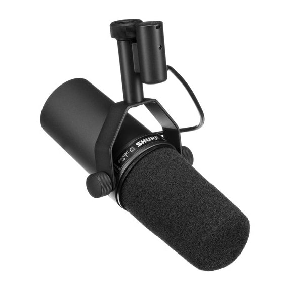 Shure SM7 Dynamic Vocal Microphone with Windscreen & Yoke Mount