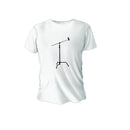 EP short sleeve cotton T-shirt with C-stand - White - Size M