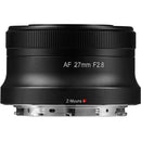 7artisans photoélectrique 27 mm f / 2,8 af Objectif (Nikon Z, Noir)