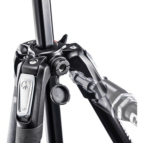 MANFROTTO 190X3 ALUMINUM TRIPOD with 2W fluid head MHXPRO - Damaged Box