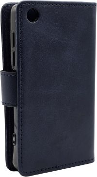 Samvix Leather Case for Music Q5 -Blue