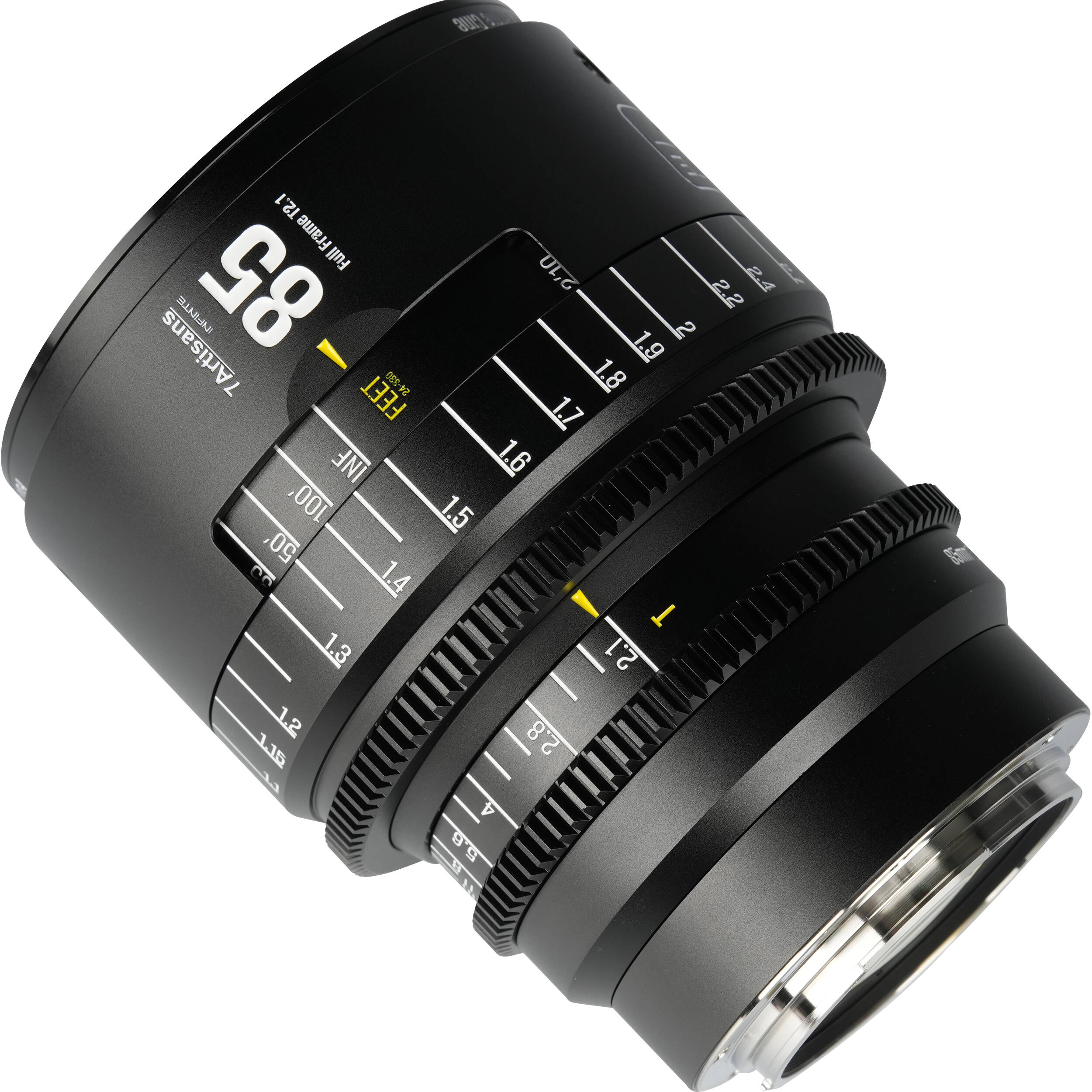 7Artisans INFINTE 85mm T2.1 Ciné Objectif (Canon EF, Noir)