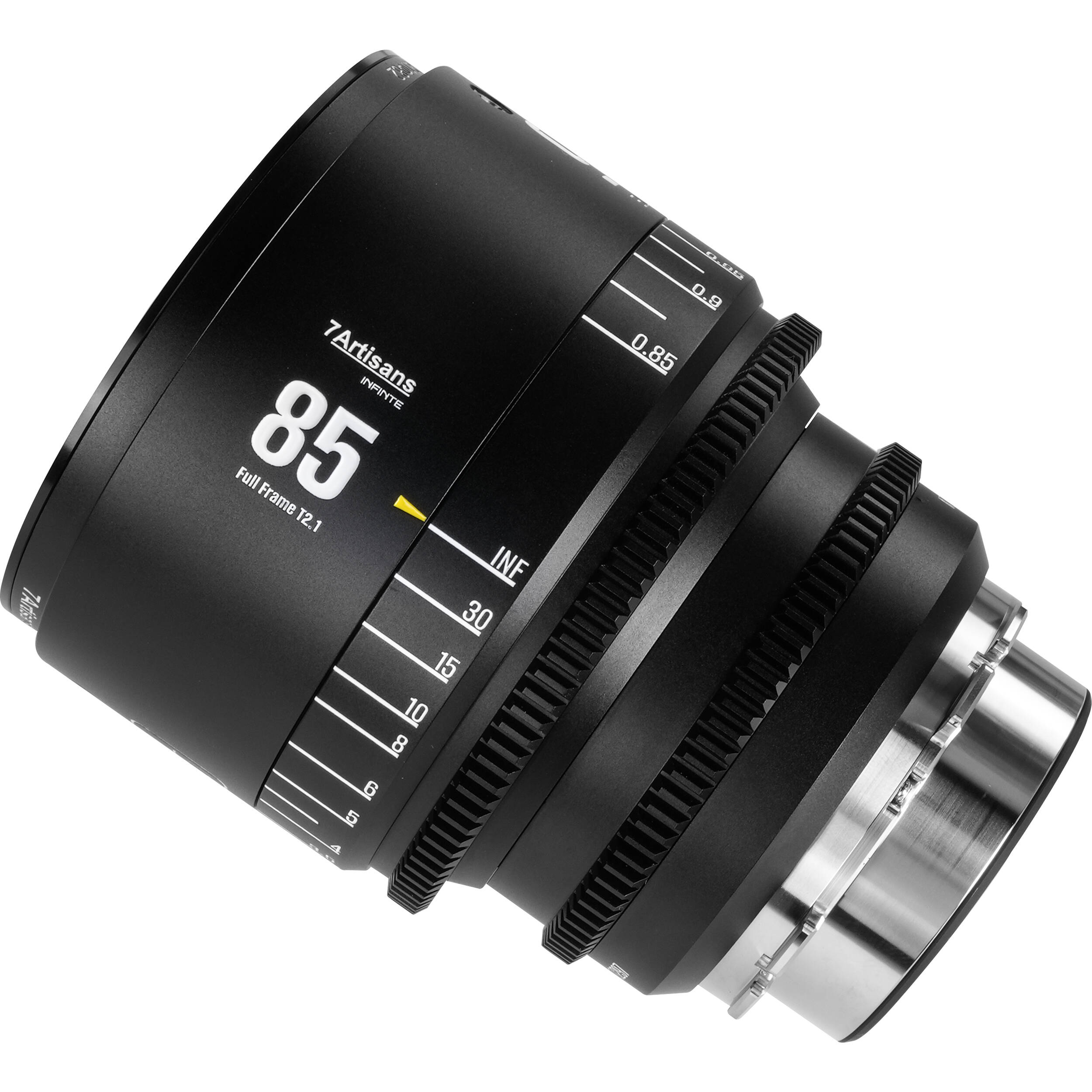 7Artisans INFINTE 85mm T2.1 Ciné Objectif (Canon EF, Noir)