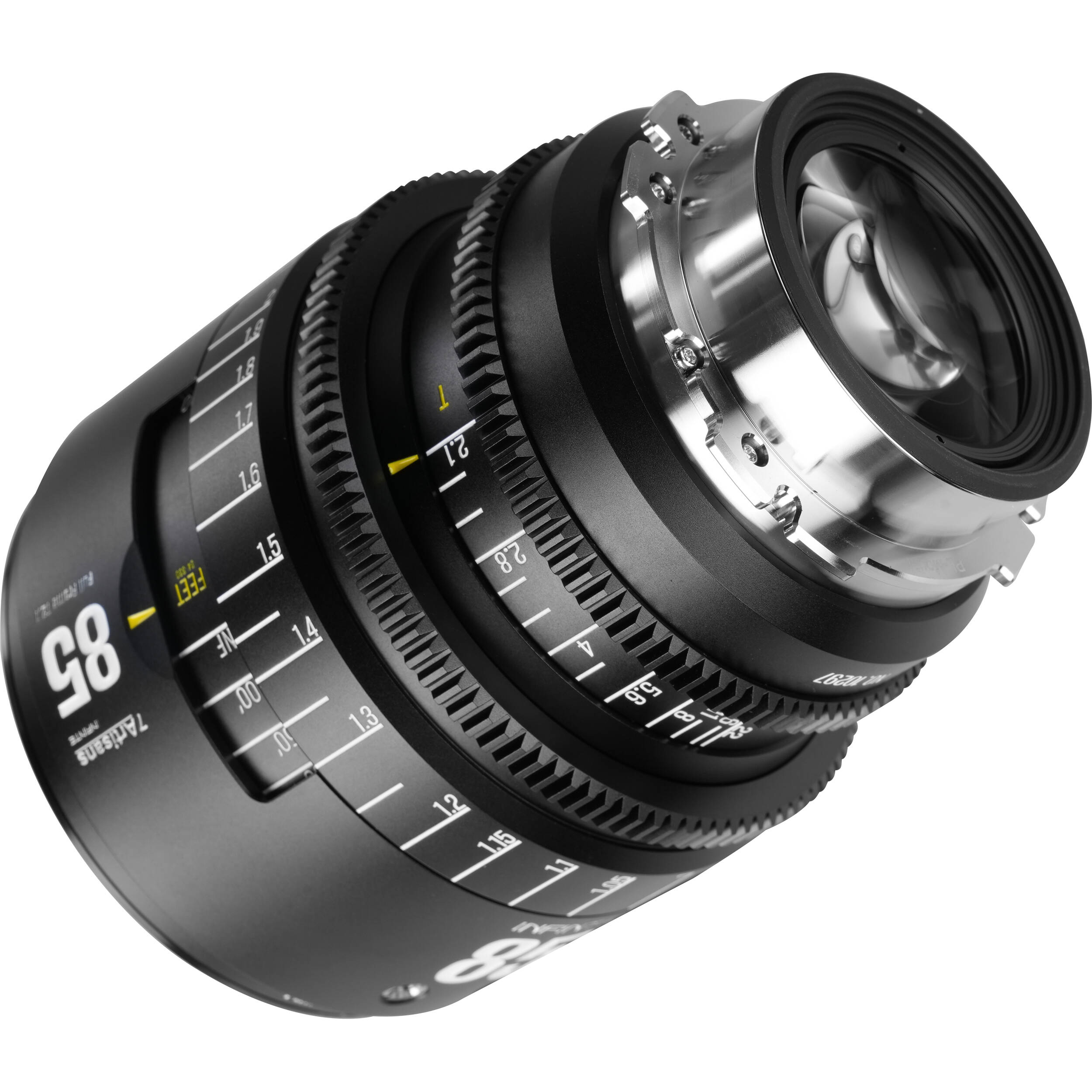 7Artisans INFINTE 85mm T2.1 Ciné Objectif (Canon EF, Noir)