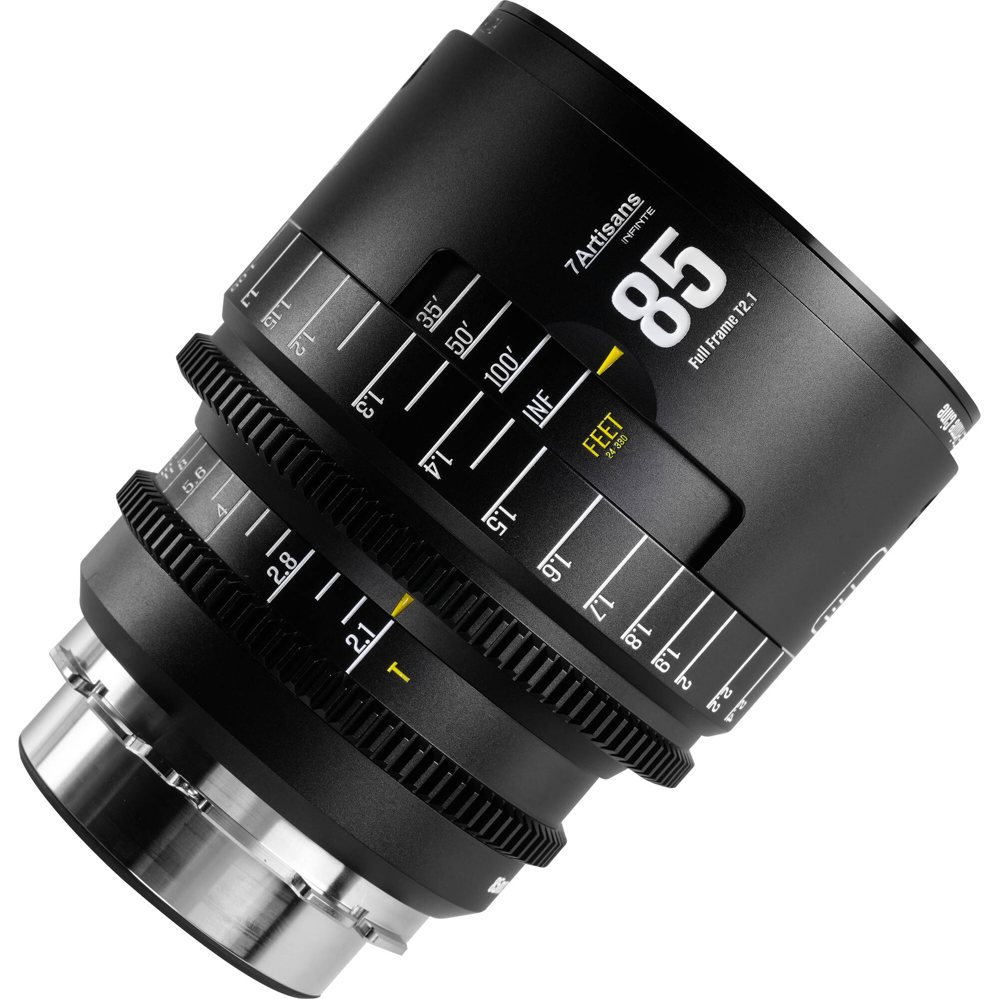 7Artisans INFINTE 85mm T2.1 Cine Lens (ARRI PL, Black)