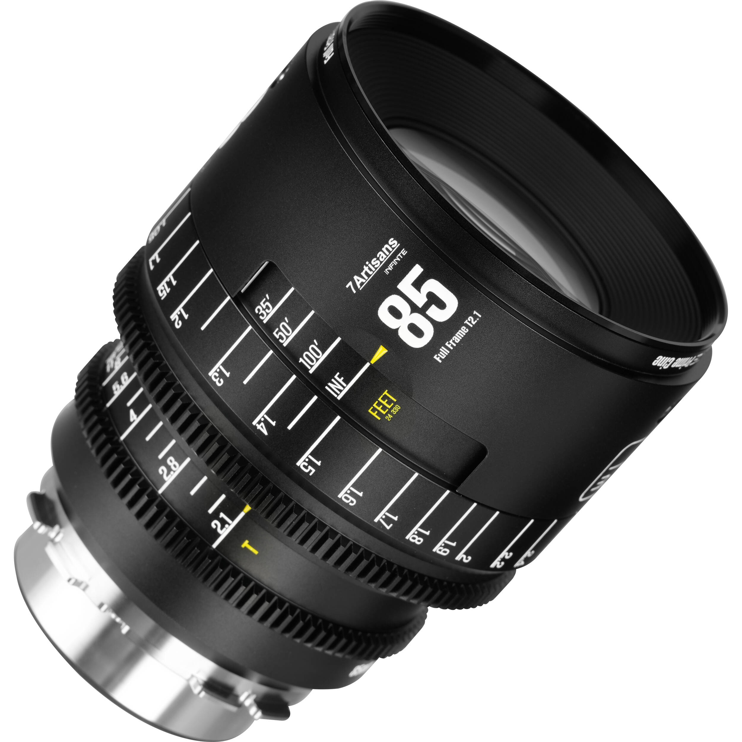 7Artisans INFINTE 85mm T2.1 Cine Lens (ARRI PL, Black)