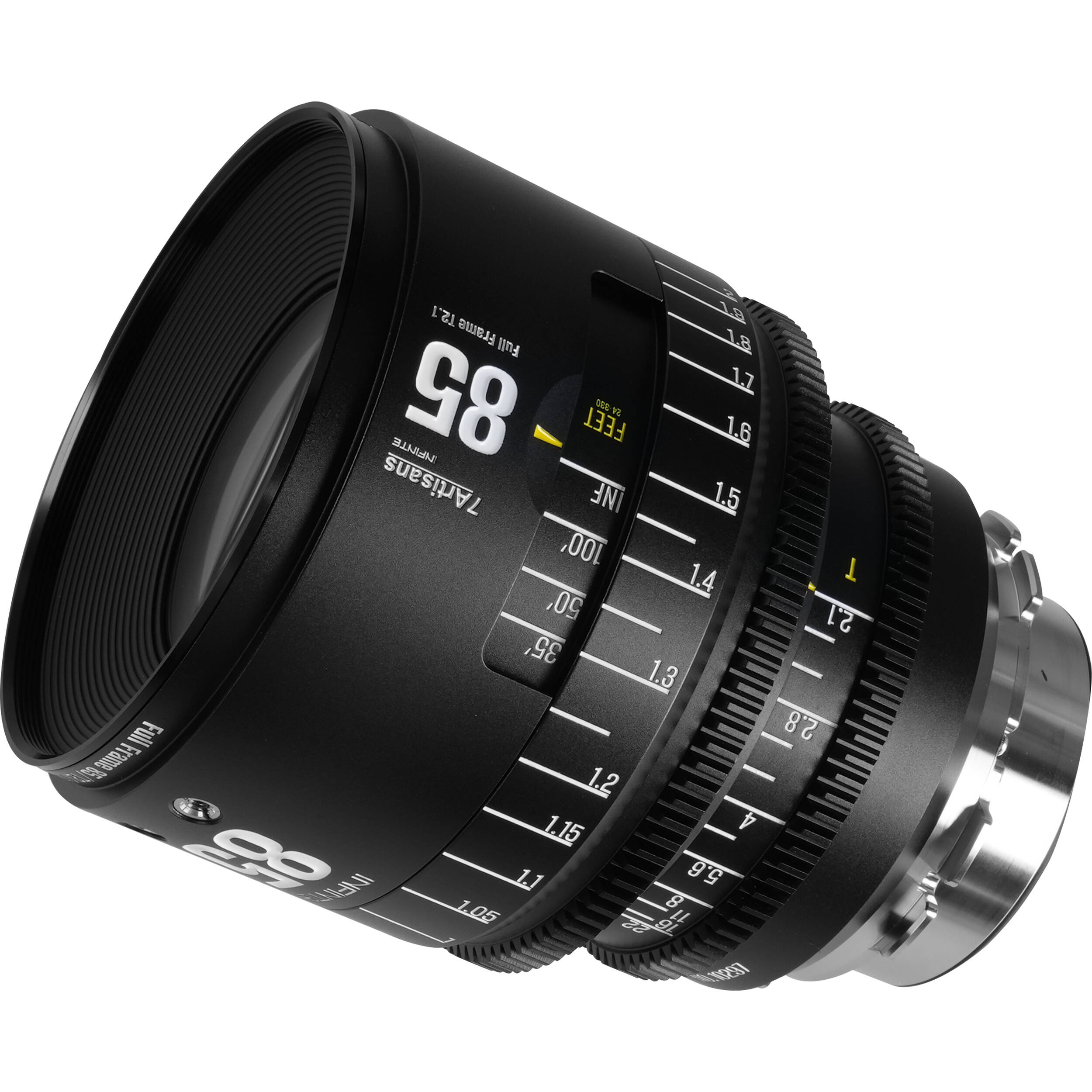 7Artisans INFINTE 85mm T2.1 Cine Lens (ARRI PL, Black)