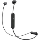 Sony WI-C300  wireless earphones with mic - Black