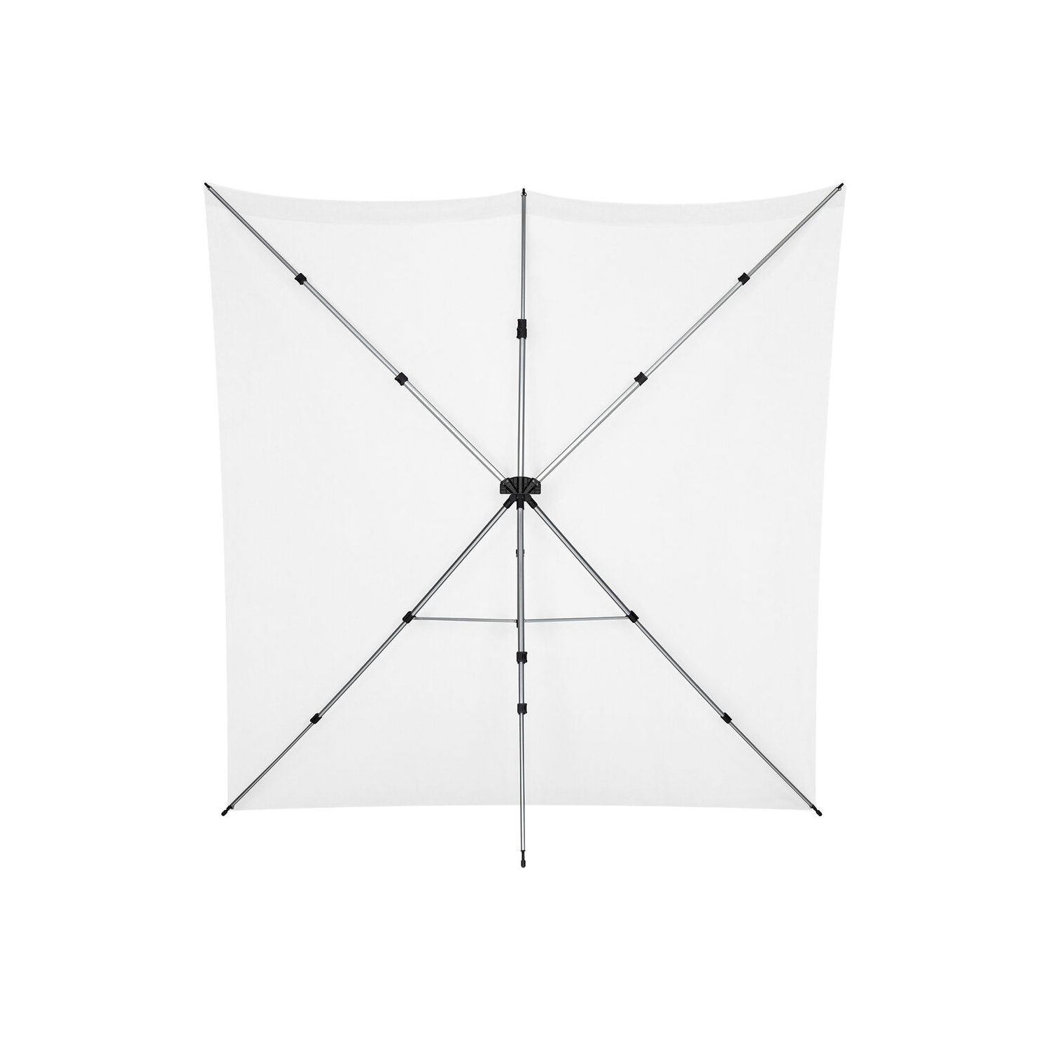 Westcott X-Drop Pro Water-Resistant Backdrop Kit (High-Key White, 8 x 8') - Open Box