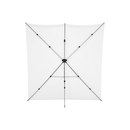 Westcott X-Drop Pro Water-Resistant Backdrop Kit (High-Key White, 8 x 8') - Open Box