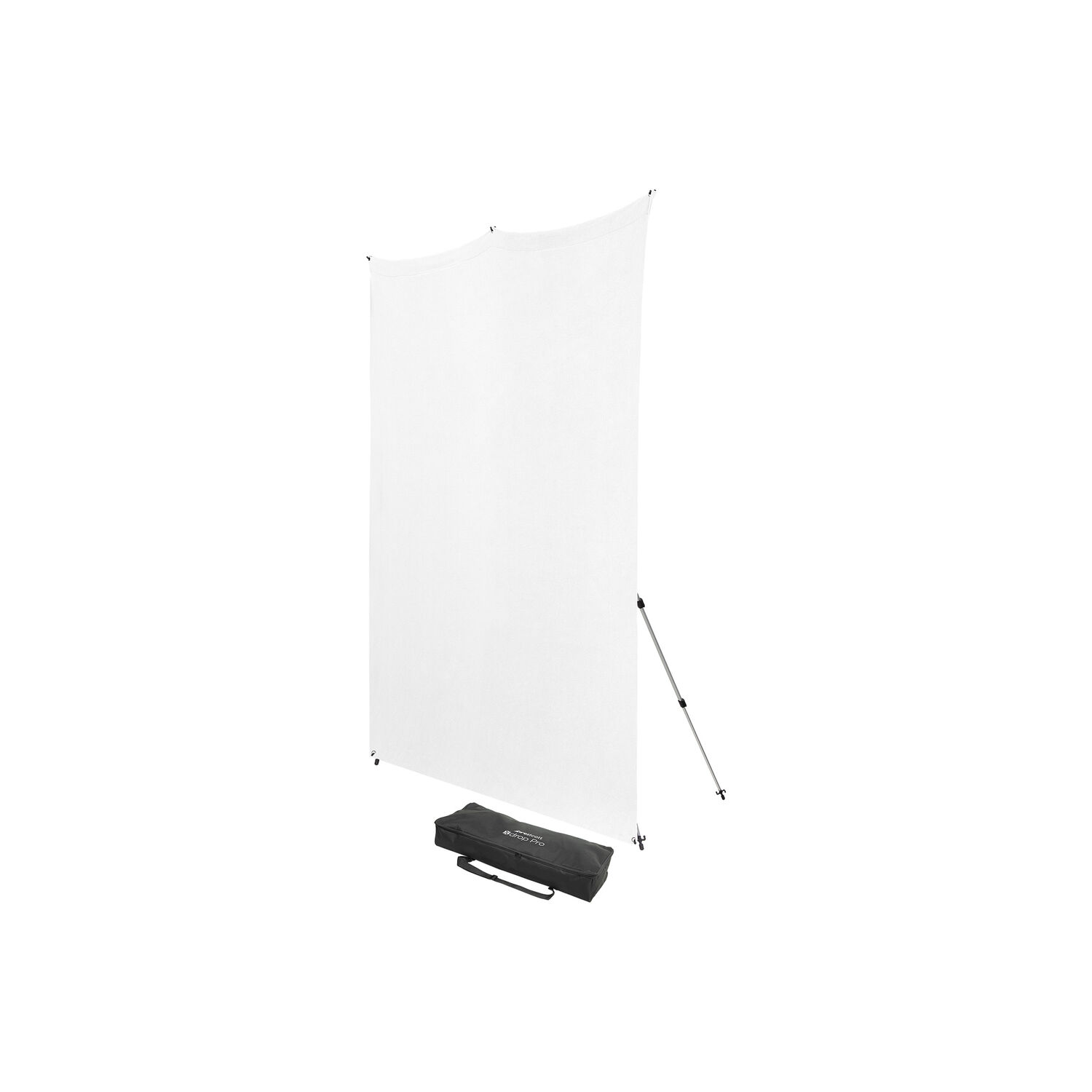 Westcott X-Drop Pro Water-Resistant Backdrop Kit (High-Key White, 8 x 8') - Open Box