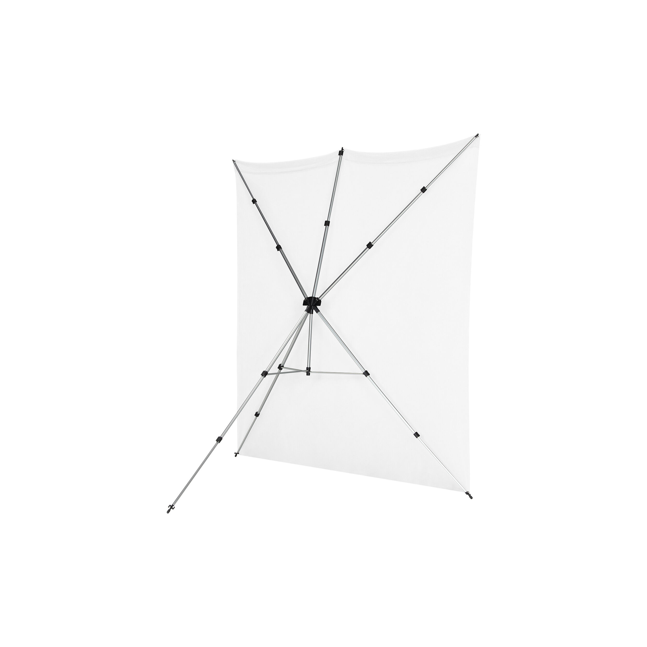 Westcott X-Drop Pro Water-Resistant Backdrop Kit (High-Key White, 8 x 8') - Open Box
