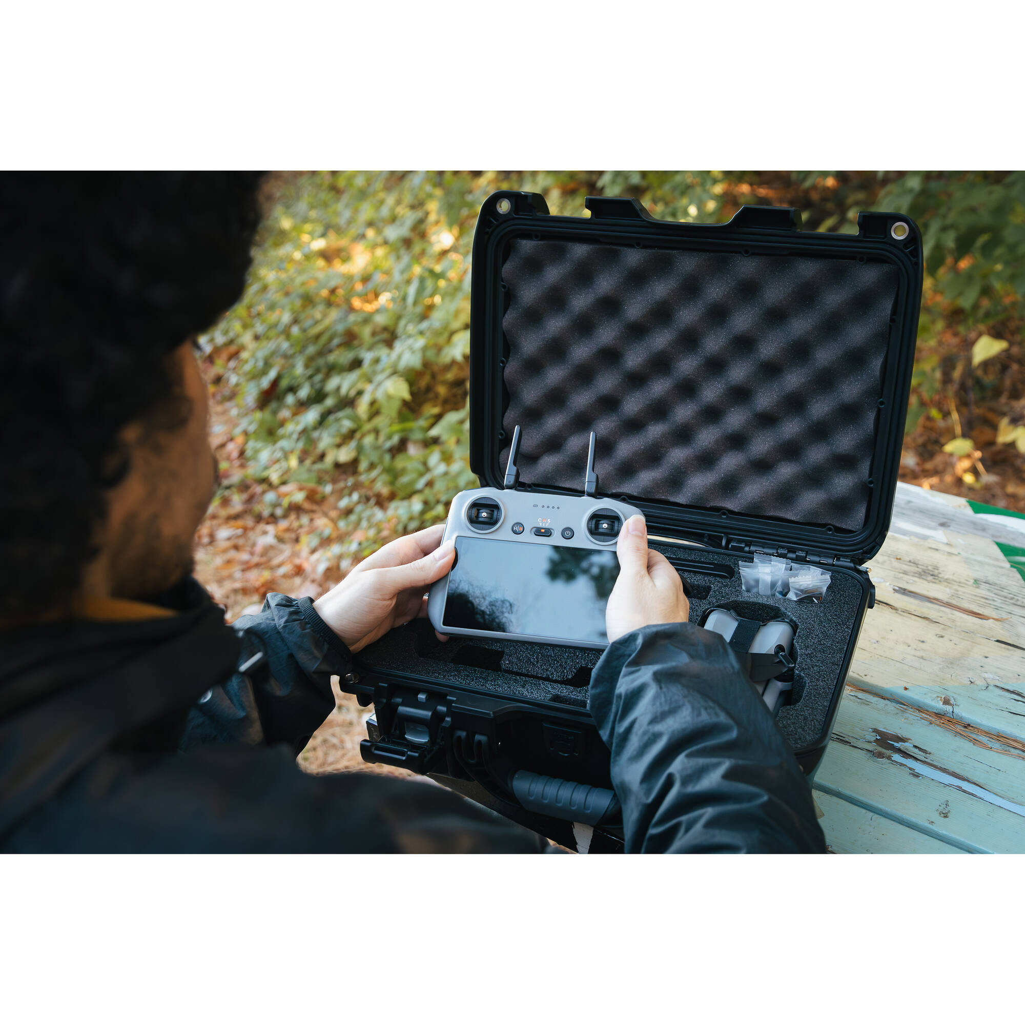 Nanuk 915 Hard Case for DJI Mini 5 Pro Fly More Combo (Olive)