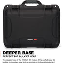Nanuk 918 Base de cabine étanche à main avec organisateur de couvercle (noir)