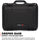 Nanuk 918 Base de cabine étanche à main avec organisateur de couvercle (noir)