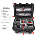 Nanuk 920 Hard Utility Case with Padded Divider Insert & Lid Organizer (Black)