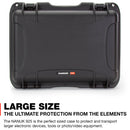 Nanuk 925 Case avec organisateur de couvercle et diviseur rembourré (noir)