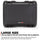 Nanuk 925 Case avec organisateur de couvercle et diviseur rembourré (noir)