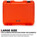 Nanuk 925 Case with Lid Organizer & Padded Divider (Orange)
