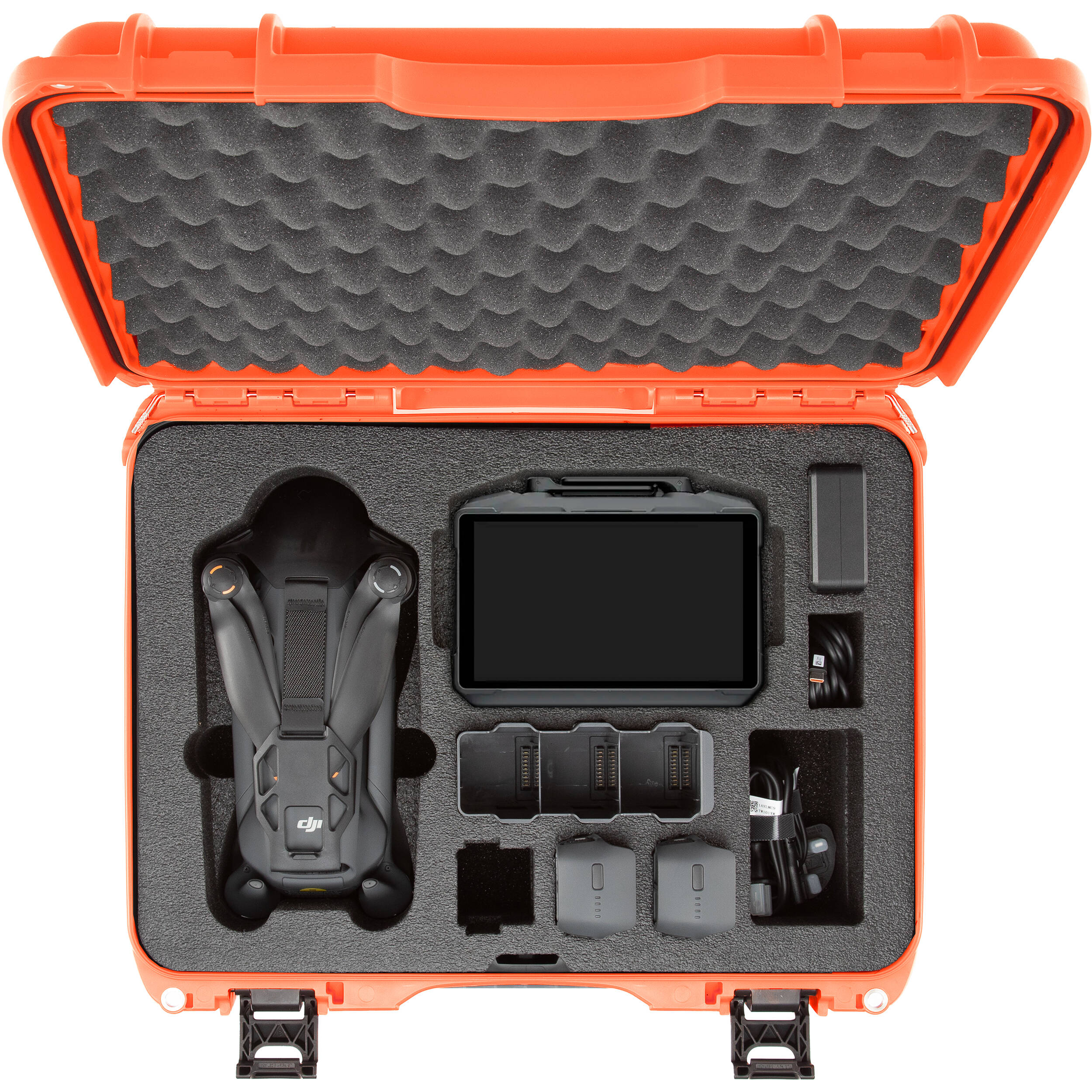 Nanuk 925 Étui rigide pour DJI Mavic 4 Pro Fly More/Creator Combo (21 L, Orange)