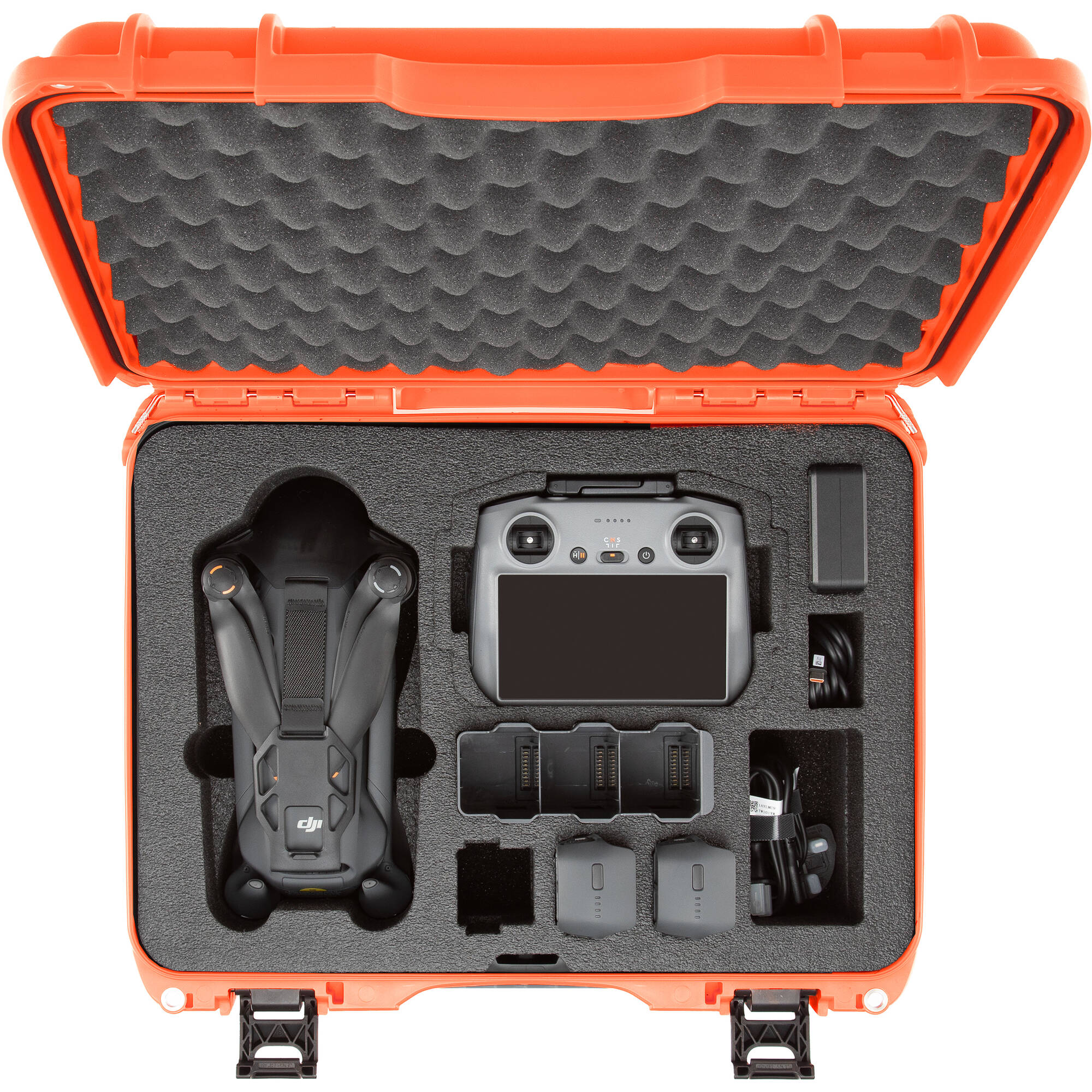 Nanuk 925 Étui rigide pour DJI Mavic 4 Pro Fly More/Creator Combo (21 L, Orange)