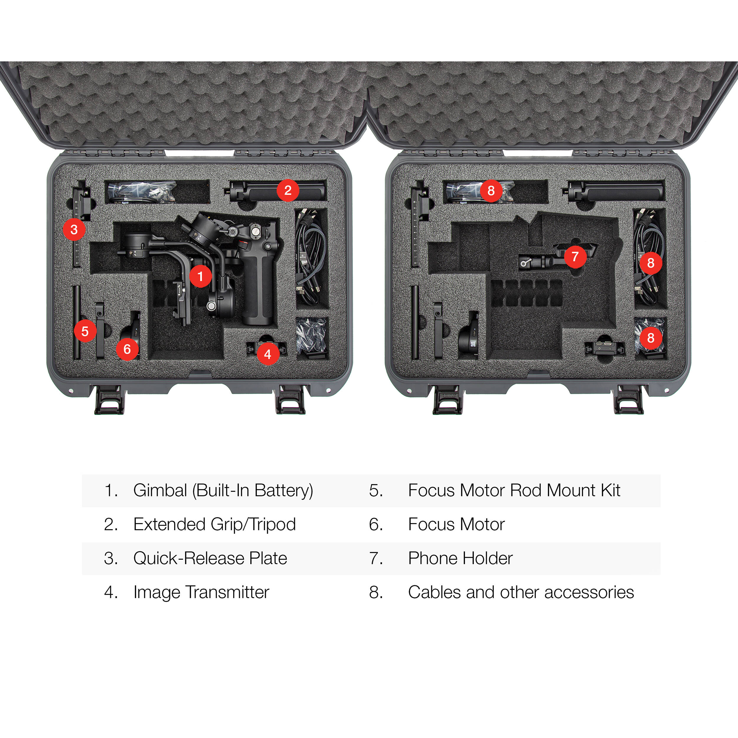 Nanuk 930 Case for DJI RSC 2/RSC 2 Pro Combo (Graphite)