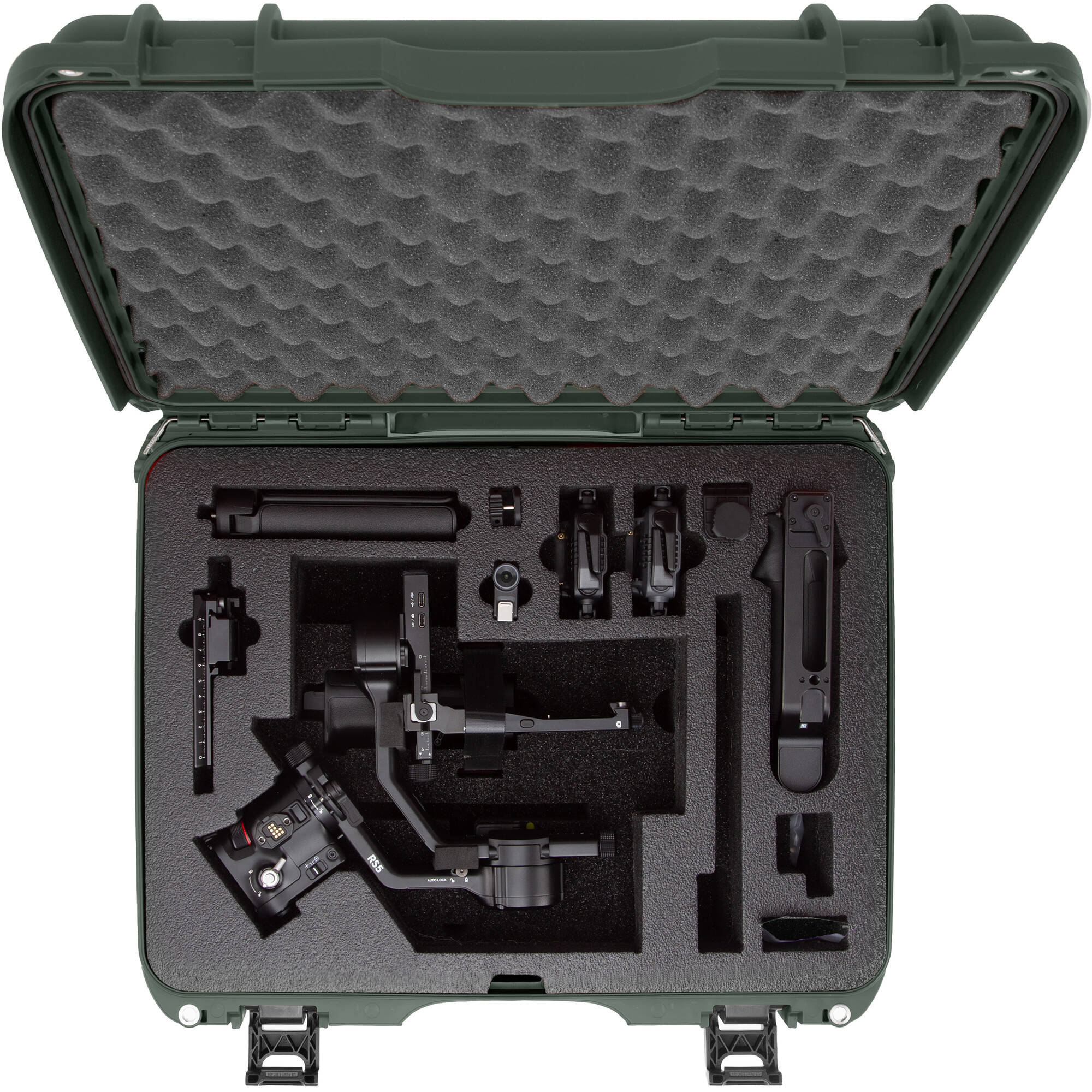 Nanuk 930 Waterproof Hard Case with Foam Insert for RS 5/RS 5 Combo (Olive)