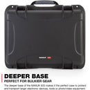 Nanuk 933 Case with Dividers and Lid Organizer (Black)