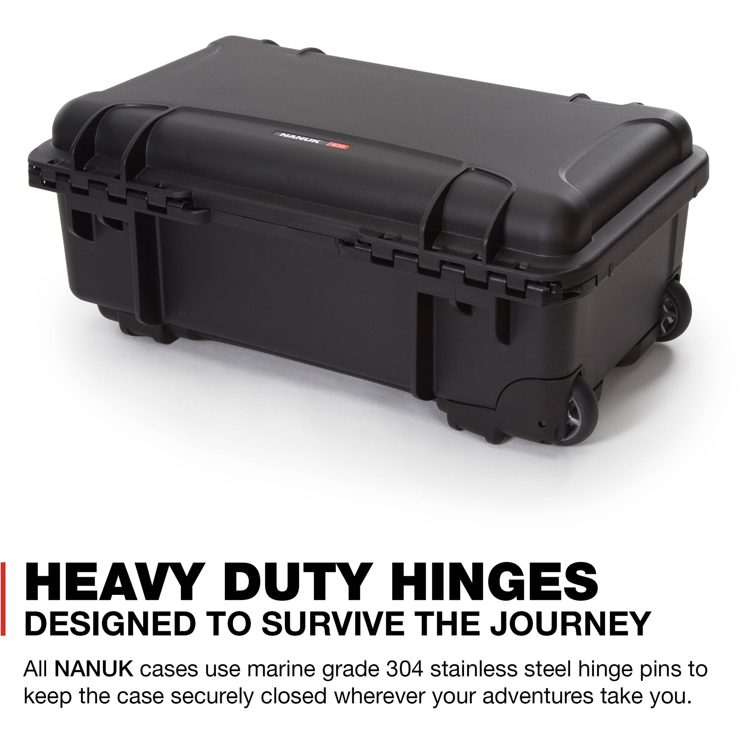 Valise rigide Nanuk 935 avec roues robustes (28,5 L)