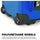 Nanuk 935 Étui à usage dur à roues avec insert de diviseur rembourré et organisateur de couvercle (bleu)