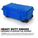 Nanuk 935 Wheeled Hard Utility Case with Padded Divider Insert & Lid Organizer (Blue)