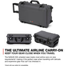 Nanuk 935 Wheeled Hard Utility Case with Padded Divider Insert & Lid Organizer (Graphite)