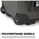 Nanuk 935 Wheeled Hard Utility Case with Padded Divider Insert & Lid Organizer (Olive)