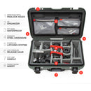 Nanuk 935 Waelled Hard Utility Case avec insert de diviseur rembourré et organisateur de couvercle (Olive)
