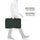 Nanuk 935 Waelled Hard Utility Case avec insert de diviseur rembourré et organisateur de couvercle (Olive)