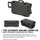 Nanuk 935 Waelled Hard Utility Case avec insert de diviseur rembourré et organisateur de couvercle (Olive)