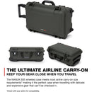Nanuk 935 Wheeled Hard Utility Case with Padded Divider Insert & Lid Organizer (Olive)