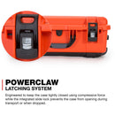 Nanuk 935 Wheeled Hard Utility Case with Padded Divider Insert & Lid Organizer (Orange)